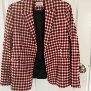 Plaid Women's Blazer Jacket